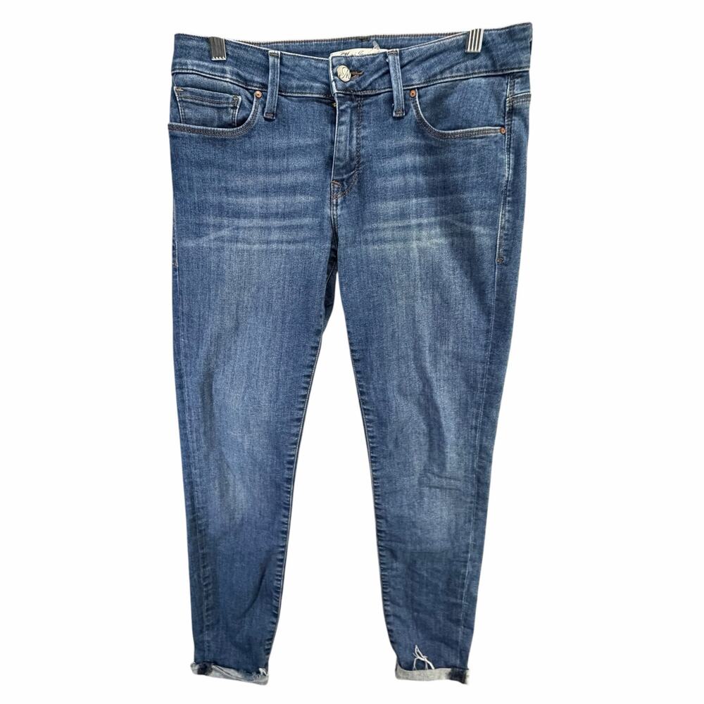 Mavi Alexa Ankle Skinny Jeans Womens 28 Blue Roll Up Hemโ Y2K Soft Grunge Casual